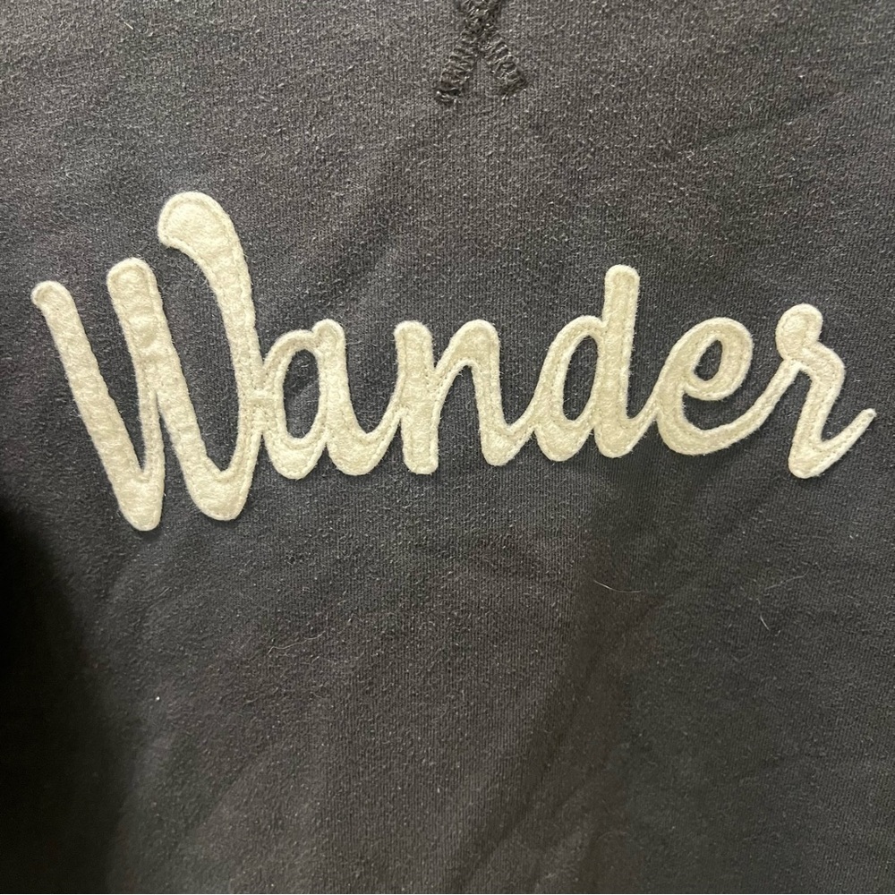Vintage WINDRIVER Casual Crew Sweatshirt | Stitched Lettering “Wander” | Size S - Picture 2 of 6